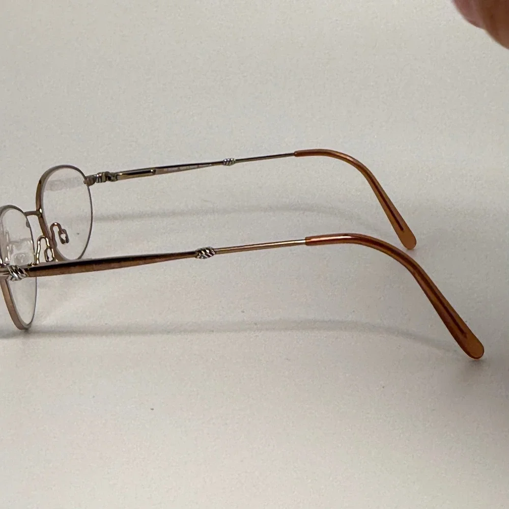 Kirkland Signature KS Donna Sand Oval Metal Eyeglass Frames 51/17/135 658415